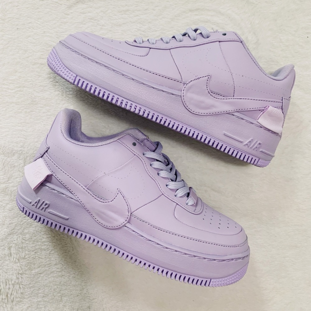 Light purple Nike Air Force Shadows Customized